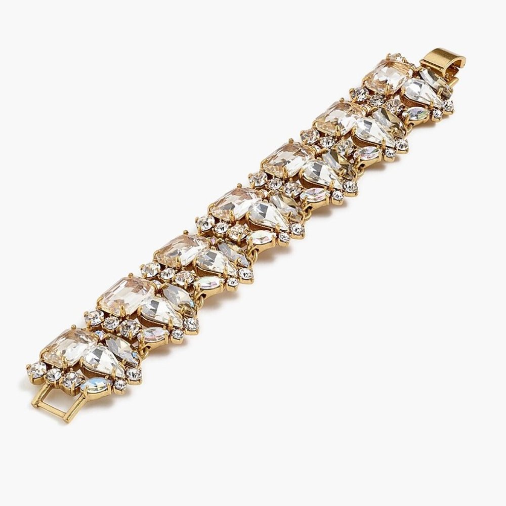 NWOT J. Crew Glass Bead Bracelet
